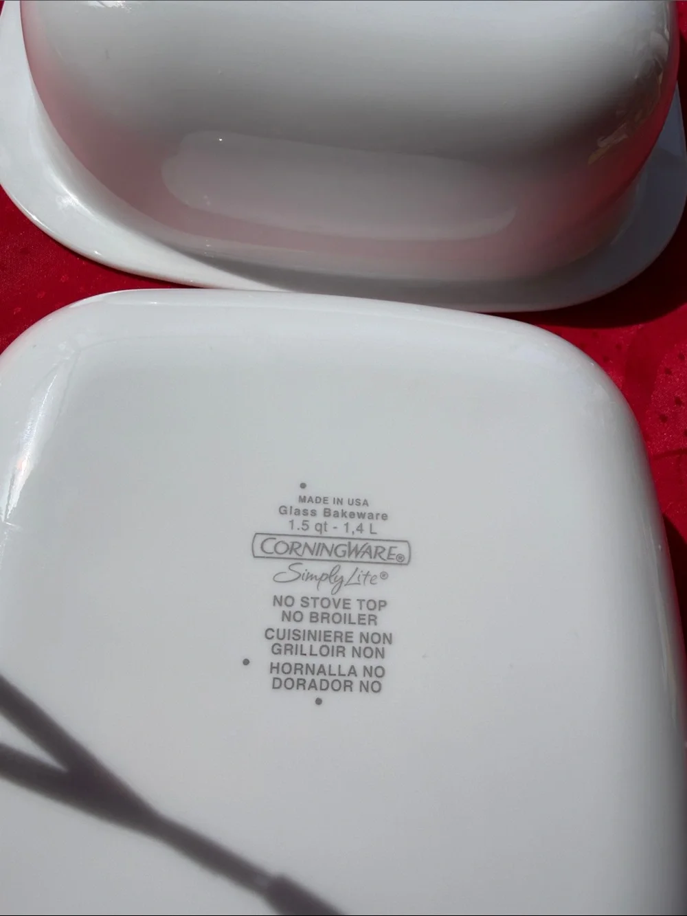 1.5 qt & 2.5 qt Discontinued Corningware Simply Lite Nesting Bowls - Set of 2